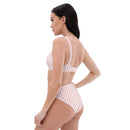 Comprar Bikini Cruz de Borgoña mosaico talle alto Bandera España La Flamenca de Borgoña Patricia Muñoz VOX