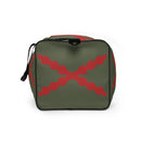 Comprar Bolsa de deporte verde Cruz de Borgoña y Bandera de España Bandera España La Flamenca de Borgoña Patricia Muñoz VOX