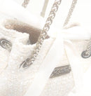 Comprar Bolso saco bombonera Channel borreguito "Moscú" Bandera España La Flamenca de Borgoña Patricia Muñoz VOX