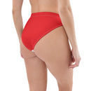 Comprar Braguita bikini Bandera España talle alto Patchwork Bandera España La Flamenca de Borgoña Patricia Muñoz VOX