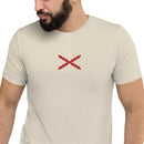 Comprar Camiseta Cruz de Borgoña bordada de manga corta Bandera España La Flamenca de Borgoña Patricia Muñoz VOX