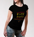 Comprar Camiseta F*CK PDMS sin acritud de Víctor Sánchez del Real VOX (Copy) La Flamenca de Borgoña Bandera España