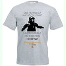 Comprar Camiseta Mujer "La república no existe, idiota" Bandera España La Flamenca de Borgoña Patricia Muñoz VOX