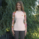 Comprar Camiseta Surf flores UPF50 mujer Bandera España La Flamenca de Borgoña Patricia Muñoz VOX