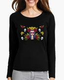 Comprar Camiseta mujer La Muerte manga larga Bandera España La Flamenca de Borgoña Patricia Muñoz VOX