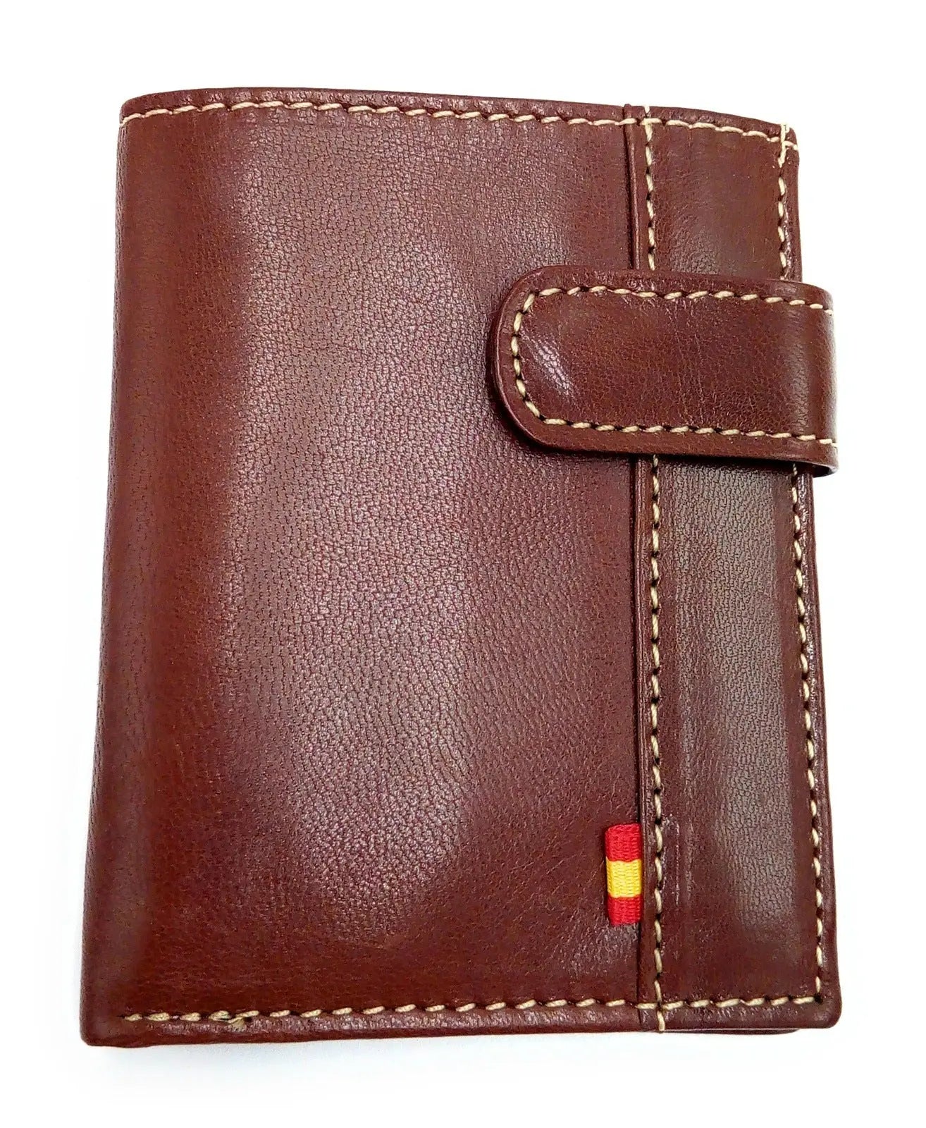Spain brown leather wallet
