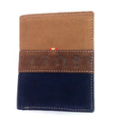 Comprar Cartera caballero piel serraje tricolor y sellado taurino Bandera España La Flamenca de Borgoña Patricia Muñoz VOX