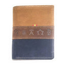 Comprar Cartera caballero piel serraje tricolor y sellado taurino La Flamenca de Borgoña, Bandera de España, Cruz de Borgoña, Patricia Muñoz, VOX, Santiago Abascal