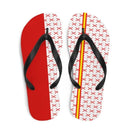 Chanclas Cruz de Borgoña y bandera de España La Flamenca de Borgoña Patricia Muñoz VOX