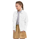 Comprar Chaqueta denim unisex Viva España ¡joder! Bandera España La Flamenca de Borgoña Patricia Muñoz VOX