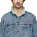 Comprar Chaqueta vaquera borreguillo unisex Cruz de Borgoña Bandera España La Flamenca de Borgoña Patricia Muñoz VOX