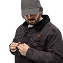 Comprar Chaqueta vaquera borreguillo unisex Cruz de Borgoña Bandera España La Flamenca de Borgoña Patricia Muñoz VOX