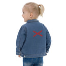 Chaqueta vaquera orgánica infantil Cruz de Borgoña La Flamenca de Borgoña Patricia Muñoz VOX