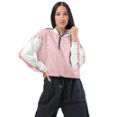 Comprar Cortavientos Cruz de Borgoña crop para mujer Bandera España La Flamenca de Borgoña Patricia Muñoz VOX