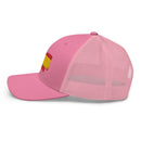 Comprar Gorra Bandera de España bordada trucker Bandera España La Flamenca de Borgoña Patricia Muñoz VOX