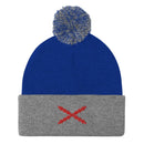 Comprar Gorro Cruz de Borgoña con pompón Bandera España La Flamenca de Borgoña Patricia Muñoz VOX