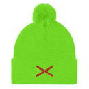 Comprar Gorro Cruz de Borgoña con pompón Bandera España La Flamenca de Borgoña Patricia Muñoz VOX