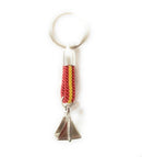 Comprar Llavero estribo Caballo bandera España plata La Flamenca de Borgoña, Bandera de España, Cruz de Borgoña, Patricia Muñoz, VOX, Santiago Abascal
