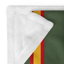 Comprar Manta polar Cuerpo Jurídico Militar La Flamenca de Borgoña, Bandera de España, Cruz de Borgoña, Patricia Muñoz, VOX, Santiago Abascal