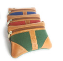 Comprar Monedero lona verde y piel Bandera de España Bandera España La Flamenca de Borgoña Patricia Muñoz VOX