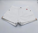 Comprar Pantalón Bandera España corto vaquero blanco Mujer Bandera España La Flamenca de Borgoña Patricia Muñoz VOX