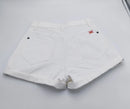 Comprar Pantalón Bandera España corto vaquero blanco Mujer Bandera España La Flamenca de Borgoña Patricia Muñoz VOX