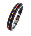 Comprar Pulsera piel con bandera de España Bandera España La Flamenca de Borgoña Patricia Muñoz VOX