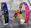Comprar Pulsera taurina SOY TAURINO azul Bandera España La Flamenca de Borgoña Patricia Muñoz VOX