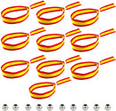 Comprar Pulsera tela Bandera España con lazo y bola Bandera España La Flamenca de Borgoña Patricia Muñoz VOX