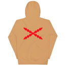 Comprar Sudadera Aspa de Borgoña capucha unisex Bandera España La Flamenca de Borgoña Patricia Muñoz VOX