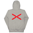 Comprar Sudadera Aspa de Borgoña capucha unisex Bandera España La Flamenca de Borgoña Patricia Muñoz VOX
