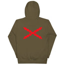 Comprar Sudadera Aspa de Borgoña capucha unisex Bandera España La Flamenca de Borgoña Patricia Muñoz VOX