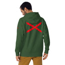 Comprar Sudadera Aspa de Borgoña capucha unisex Bandera España La Flamenca de Borgoña Patricia Muñoz VOX
