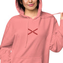 Comprar Sudadera Cruz de Borgoña con capucha Bandera España La Flamenca de Borgoña Patricia Muñoz VOX