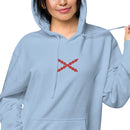Comprar Sudadera Cruz de Borgoña con capucha Bandera España La Flamenca de Borgoña Patricia Muñoz VOX