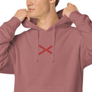 Comprar Sudadera Cruz de Borgoña con capucha unisex Bandera España La Flamenca de Borgoña Patricia Muñoz VOX