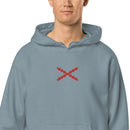 Comprar Sudadera Cruz de Borgoña con capucha unisex Bandera España La Flamenca de Borgoña Patricia Muñoz VOX