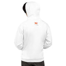 Comprar Sudadera de España blanca unisex Bandera España La Flamenca de Borgoña Patricia Muñoz VOX