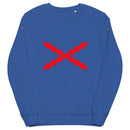 Comprar Sudadera orgánica unisex Cruz de Borgoña Bandera España La Flamenca de Borgoña Patricia Muñoz VOX