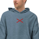 Comprar Sudadera vellón polar unisex Cruz de Borgoña Bandera España La Flamenca de Borgoña Patricia Muñoz VOX