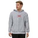 Comprar Sudadera vellón polar unisex Cruz de Borgoña Bandera España La Flamenca de Borgoña Patricia Muñoz VOX