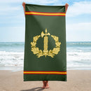 Comprar Toalla Cuerpo Jurídico Militar La Flamenca de Borgoña, Bandera de España, Cruz de Borgoña, Patricia Muñoz, VOX, Santiago Abascal