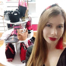 Comprar Pendientes Granada Bandera España La Flamenca de Borgoña Patricia Muñoz VOX
