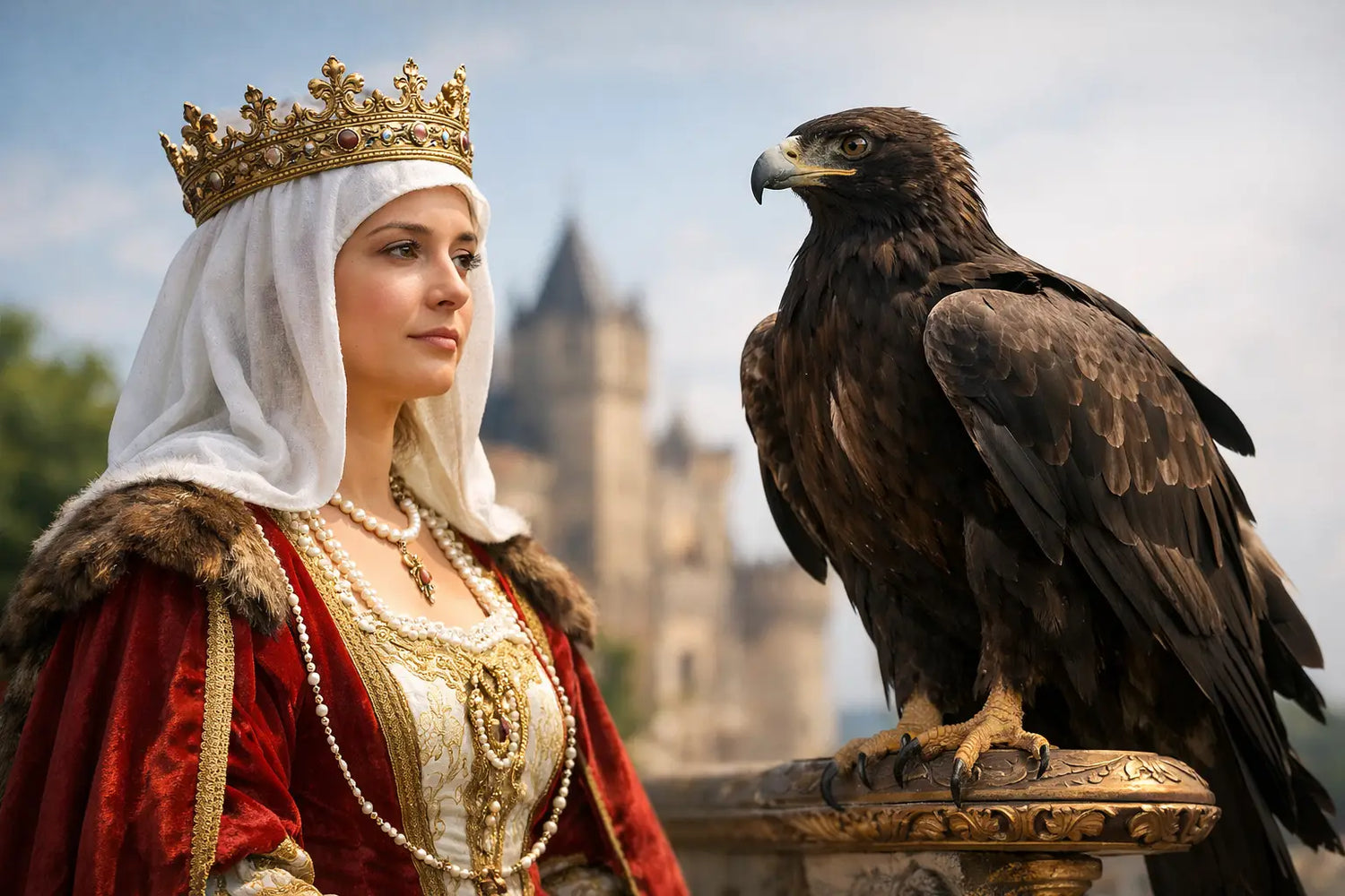 Isabel la Católica y el águila de San Juan