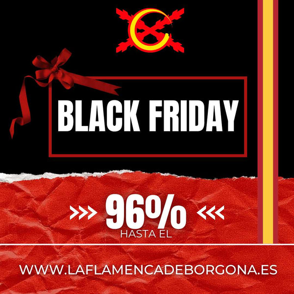 Black Friday Bandera España La Flamenca de Borgoña 