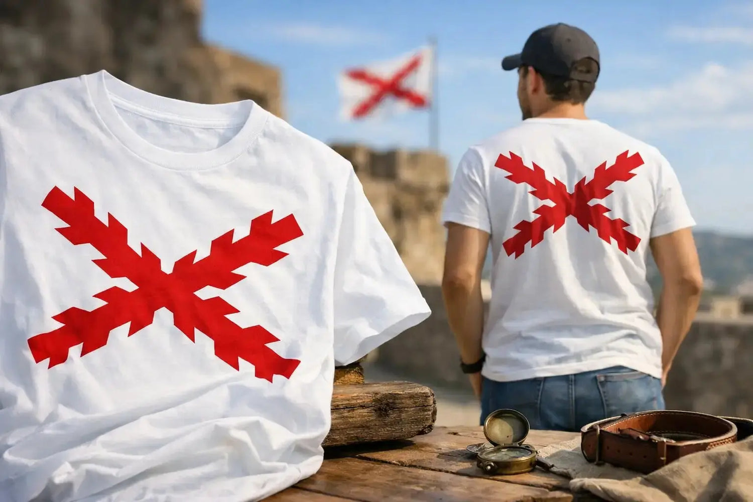 Camiseta Cruz de Borgoña: historia y cómo llevarla