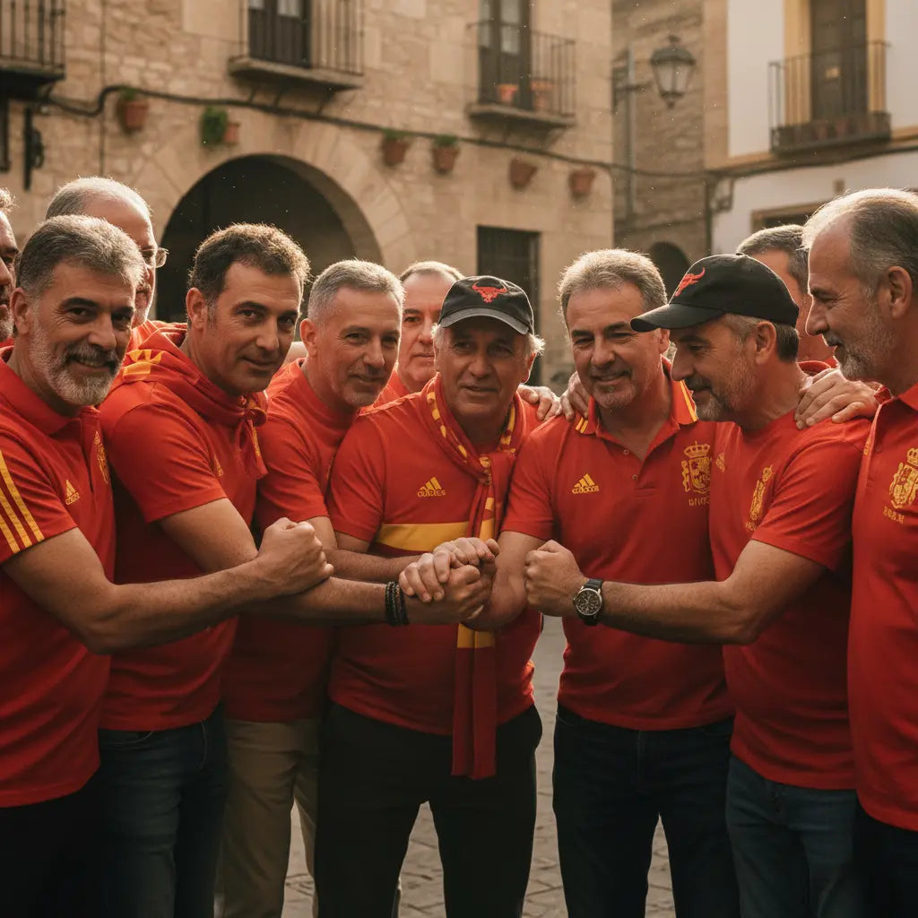 Comunidad-Y-Tribu-Por-Qué-Los-Españoles-Necesitan-Conectar-Con-Su-Gente La Flamenca de Borgoña Bandera España
