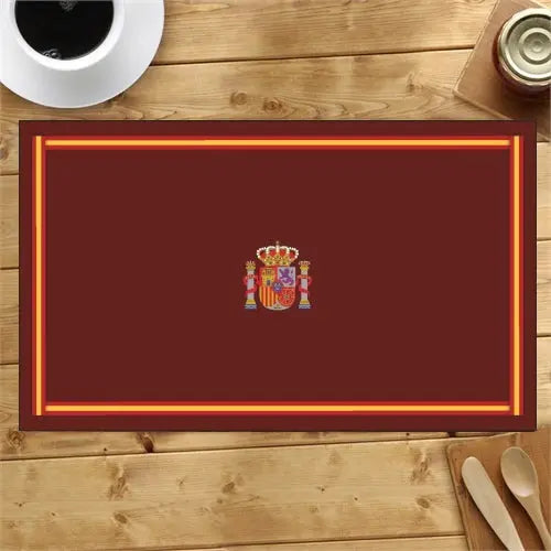 Mantel individual Bandera España La Flamenca de Borgoña, Bandera de España, Cruz de Borgoña, Patricia Muñoz, VOX, Santiago Abascal 