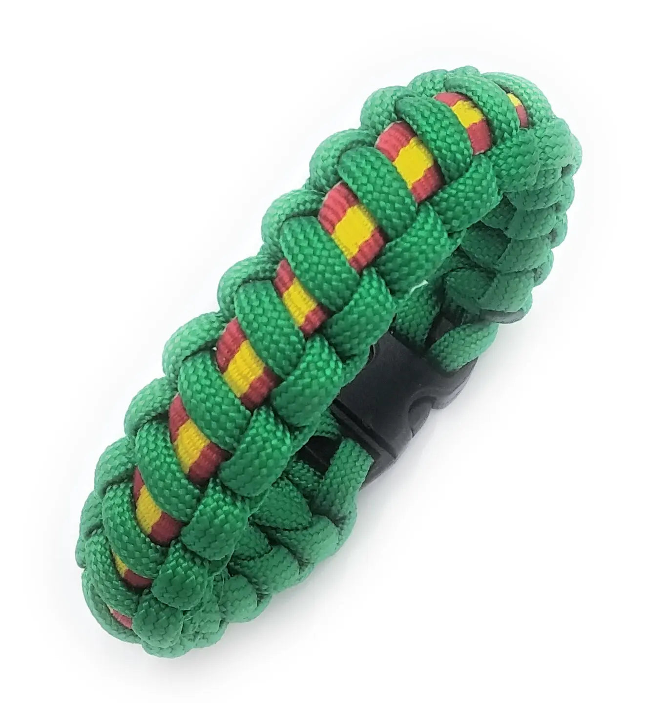 Nueva pulsera paracord color verde La Flamenca de Borgoña, Bandera de España, Cruz de Borgoña, Patricia Muñoz, VOX, Santiago Abascal 