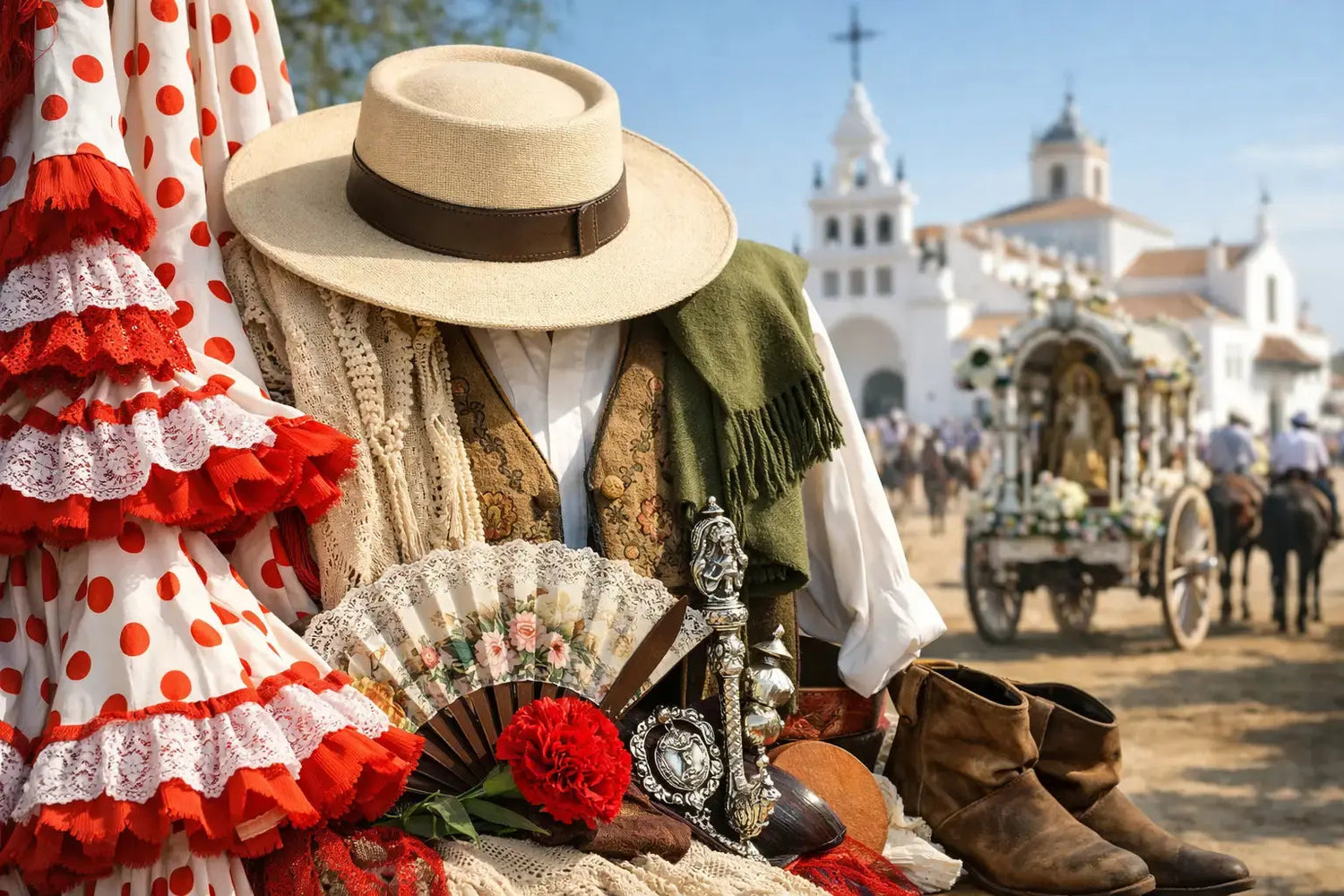 Ropa Virgen del Rocío para vivir la romería